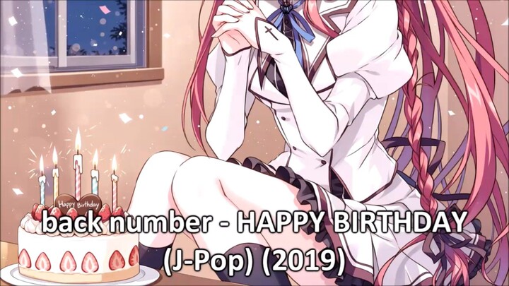 back number - HAPPY BIRTHDAY (2019)