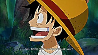 Monkey D. Luffy jangan lupa Follow