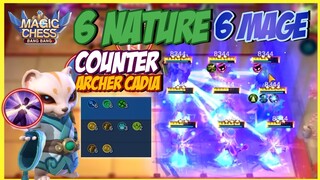 EVOLUSI KIRI 6 MAGE 6 NATURE COUNTER 6 ARCHER 6 CADIA ! MAGIC CHESS