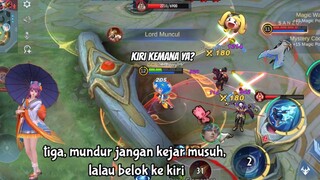 karina buat totrial ke kagura, kagura malah, ngelawak😆||MLBB X ANIME