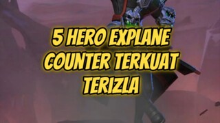 5 Hero explane counter terizla terkuat,menurut kalian siapa lagi ni? #Bestofbest #Bstationmlbb #mlbb