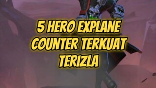 5 Hero explane counter terizla terkuat,menurut kalian siapa lagi ni? #Bestofbest #Bstationmlbb #mlbb