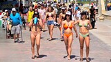 Spring Break 2024 - Hollywood Beach - Miami Travel Vlog  - Beautiful Girls - Viral -Trending