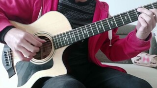 Teach you how to play [Red Lotus]- Demon Slayer OP with a guitar! Really high energy throughout!
