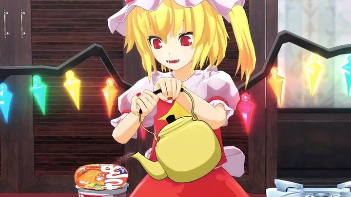 [อาโออิ MMD] บะหมี่ถ้วยของฟุรันจัง