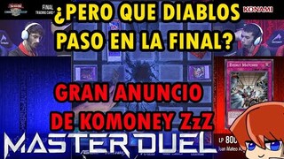 ¿Pero que Diablos Paso en la Final del Mundial de Yu-Gi-Oh!? Master Duel - Gran Anuncio TeamSetoX