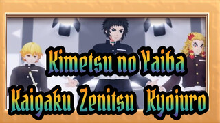 [Kimetsu,no,Yaiba,MMD],Kaigaku,,Zenitsu,&,Kyojuro,-,ID