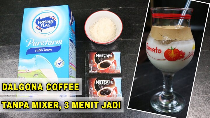 Cara Membuat Dalgona Coffee tanpa Mixer Super Gampang | Aullya Official