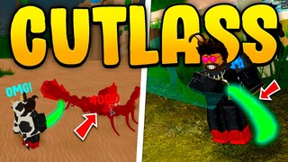 NEW* Cutlass Sword!! in Roblox Islands (SKYBLOCK)