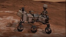 Mars rover Curiosity exploring Gale crater and Mount Sharp on Mars
