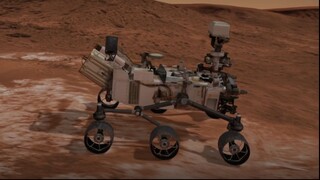 Mars rover Curiosity exploring Gale crater and Mount Sharp on Mars