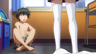 She has a crush on him, so makes him strip in class | Anime Recap