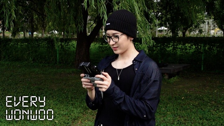 【SVT_ZER·0】[EVERY WONWOO] Flying a Drone | It’s Too Hot | Drone‑Learning Vlog, Episode 0 with Chines
