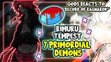 Gods React To "Rimuru Tempest" 7 Primordial Demons |Record of Ragnarok| || Gacha Club ||