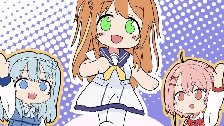 [Hanamaru Haru/Tulisan Tangan] Hanamaru Haru meniru cara berjalan Honda Mio