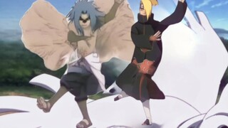 Sasuke: "Deidara, you're too slow"