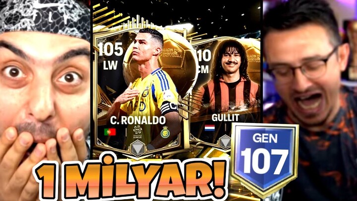 DAYI REKOR KIRDI 😱 1 MİLYAR JETON KASTI ! 3 EFSANE ÇIKTI ! 107 GEN ? EA FC MOBİLE 25 PAKET AÇILIMI !