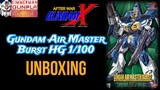 Bandai - GUNDAM AIR MASTER BURST High Grade 1/100  - After War Gundam X Model Kit UNBOXING [004]