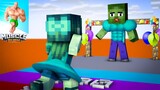 Monster School: MUSCLE RUSH RUN CHALLENGE - Minecraft Animation