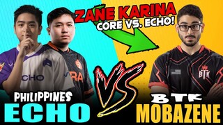 MOBAZANEKARIBA CORE GAMEPLAY  vs. ECHO PHILIPPINES in RANK ~  MOBILE LEGENDS