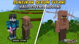 AUTO JADI TITAN!! ADDON SUNTIKAN SERUM & PARASIT TITAN DI MCPE 1.16!