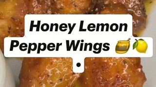 HONEY LEMON PEPPER WINGS