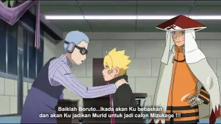 Boruto Episode 255 - Naruto membujuk Chojuro untuk melepaskan Ikada dari hukuman demi Boruto