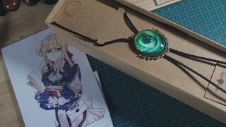 [Daily Artisan] Make a Jing Zi gemstone brooch and give it to everyone for a lottery. It has a leath