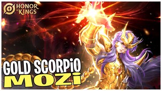 GOLD SCORPiO! SKiN BARU MOZi AUTO BiKiN BOCiL SAiNT SEiYA HAPPY | Honor Of Kings Indonesia