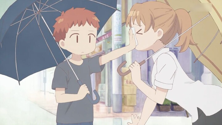 Little Shirou and the high school version of Fujitora
