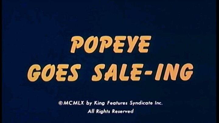 Classic Popeye - Popeye Goes Sale-Ing