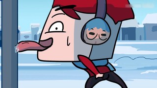Chicken-eating cousin: Little Potato went to the north for the first time, and the iron sticks in wi