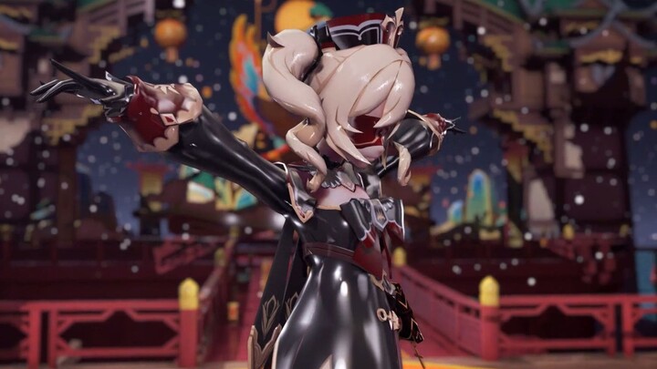 Genshin Impact MMD Evil Corruption Barbara-Dance of the Dark Flame Unseen Sea Lantern Lễ hội (chỉ bị