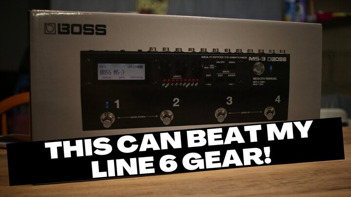 I Think This BEATS My Line 6 Pedals (Boss MS-3 Multi Effects Switcher)