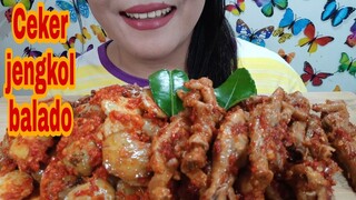 ASMR CEKER JENGKOL BALADO | ASMR MUKBANG INDONESIA | EATING SOUNDS