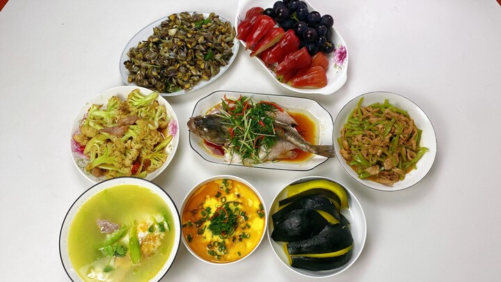 暴躁做饭丨七菜一汤