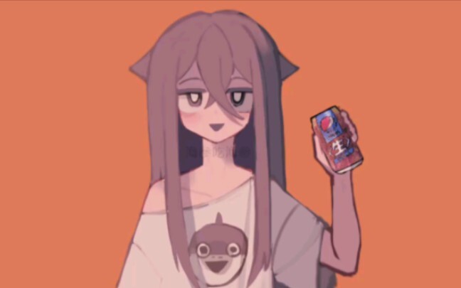 [Finger Painting] Sakaban Turtle Drinks Raw Coke