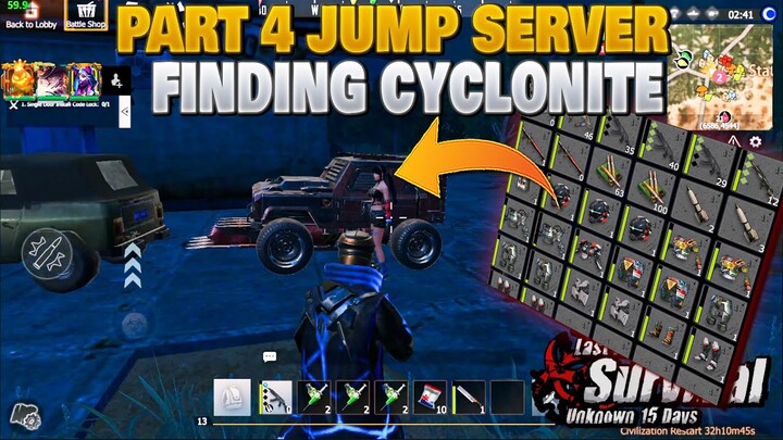Part 4 Jump Server Finding Cyclonite Standard Last Island of Survival | Last Day Rules Survival