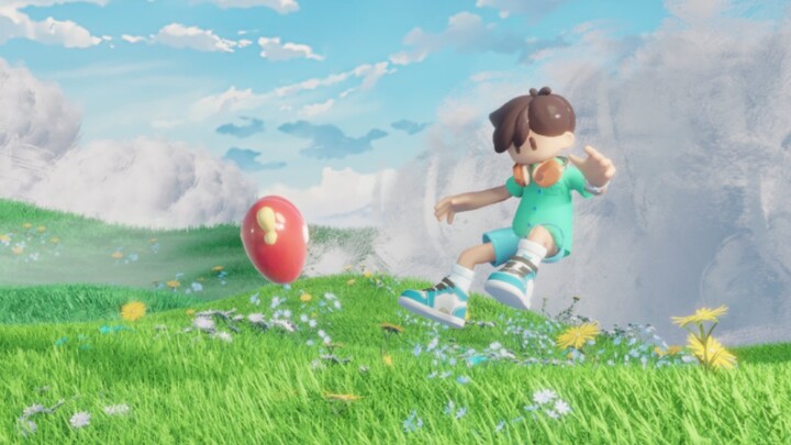 I learned Blender by myself and completed the graduation project in just four months.