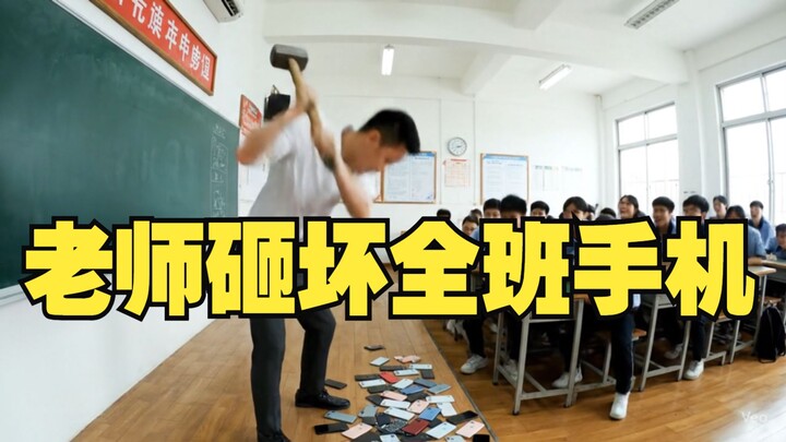 ครูทุบมือถือนักเรียน 100 คน โดนนักเรียนจับเข้าคุก!