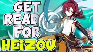 HEIZOU REVEALED! HOW TO PREPARE! ⚽ Genshin Impact Heizou Skills, Builds, Ascension Materials & More