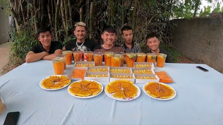 Hưng Troll _ Thử Thách Người Cuối Cùng Ngừng Ăn Các Loại Bánh Tráng Trộn Thắng Nhận 500$