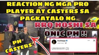 REACTION NG LAHAT SA PAGKATALO NG RRQ HOSHI SA ONIC PH🔥🔥🔥 IT'S ONIC TIME💛🖤🇵🇭