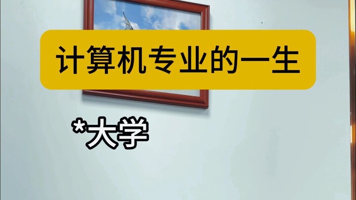 计算机专业的一生