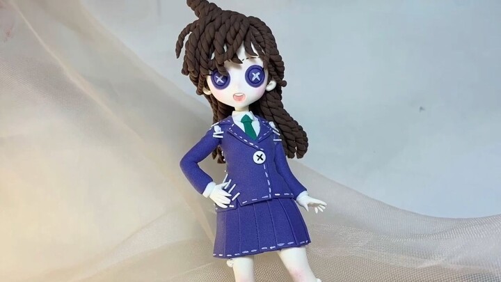 Thám tử Conan (cựa danh từ): Mori Ran (毛利 蘭) | Bài tập về đất sét Anime Figure