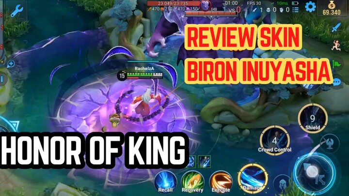Honor of king gameplay biron review skin Inuyasha