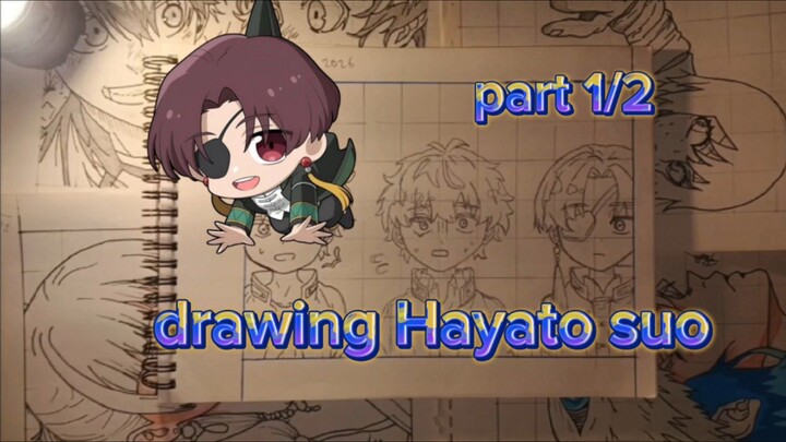 drawing Hayato suo dari anime windbreaker part [1/2] bnw atau black and white