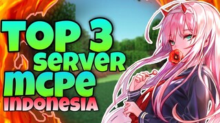 TOP 3 SERVER MCPE INDONESIA | OPEN MEMBER REALM | minecraft