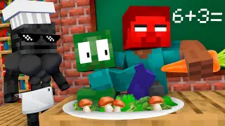 Monster School : BABY MONSTERS COOKING CHALLENGE ALL EPISODE - Minecraft Animation