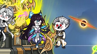 Tang San and Xiao Yan fight in the ring. Tang San is easily defeated. The war between the East and W